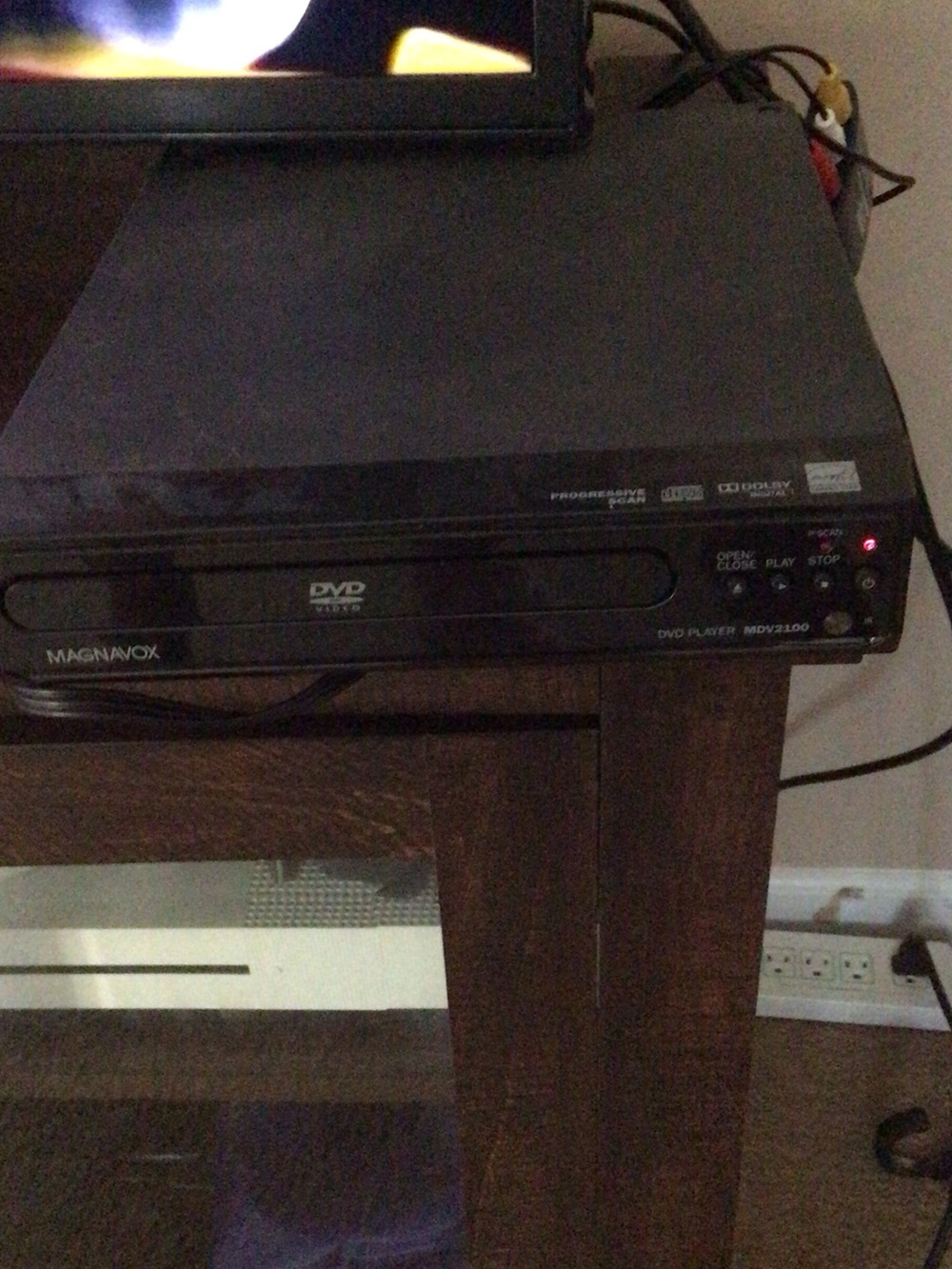 Magnavox Black DVD Player - Compact Home Digital Media Receiver
